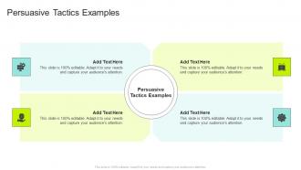 Persuasive Tactics Examples In Powerpoint And Google Slides Cpb