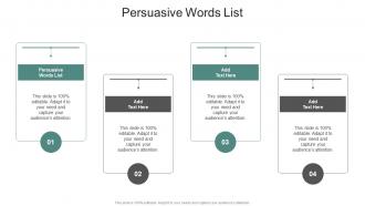 Persuasive Words List In Powerpoint And Google Slides Cpb