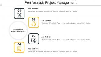 Pert Analysis Project Management Ppt Powerpoint Presentation Infographics Introduction Cpb