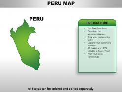 Peru country powerpoint maps