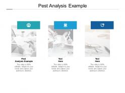 Pest analysis example ppt powerpoint presentation pictures show cpb