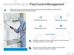 Pest control management proposal powerpoint presentation slides