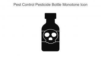 Pest Control Pesticide Bottle Monotone Icon In Powerpoint Pptx Png And Editable Eps Format