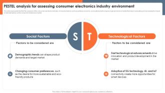 Pestel Analysis For Assessing Consumer Electronics Global Consumer Electronics Outlook IR SS Designed Interactive