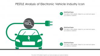 Pestle Analysis Of Electronic Vehicle Industry Icon