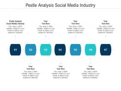 Pestle analysis social media industry ppt powerpoint presentation icon deck cpb