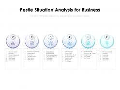 Pestle situation analysis for business