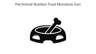 Pet Animal Nutrition Food Monotone Icon In Powerpoint Pptx Png And Editable Eps Format