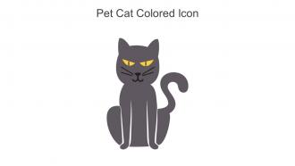 Pet Cat Colored Icon In Powerpoint Pptx Png And Editable Eps Format