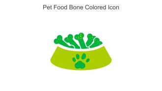 Pet Food Bone Colored Icon In Powerpoint Pptx Png And Editable Eps Format