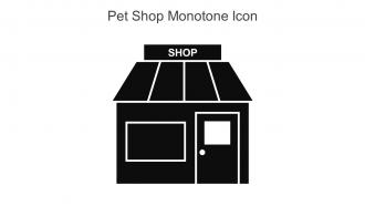 Pet Shop Monotone Icon In Powerpoint Pptx Png And Editable Eps Format