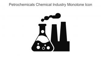 Petrochemicals Chemical Industry Monotone Icon In Powerpoint Pptx Png And Editable Eps Format