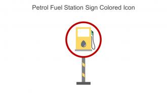 Petrol Fuel Station Sign Colored Icon In Powerpoint Pptx Png And Editable Eps Format