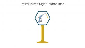 Petrol Pump Sign Colored Icon In Powerpoint Pptx Png And Editable Eps Format