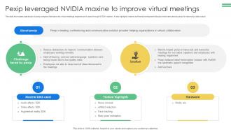 Pexip Leveraged NVIDIA AI Based Video Conferencing Software For Virtual Collaboration AI SS V
