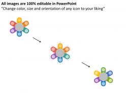 40420738 style circular hub-spoke 6 piece powerpoint presentation diagram infographic slide