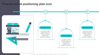 Pharma Brand Positioning Plan Icon