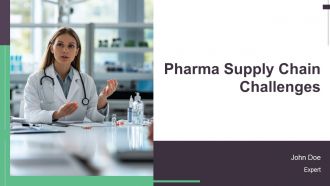 Pharma Supply Chain Challenges PPT Sample AT