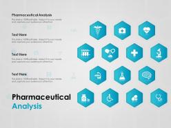 Pharmaceutical Analysis Ppt Powerpoint Presentation Inspiration Graphics Template