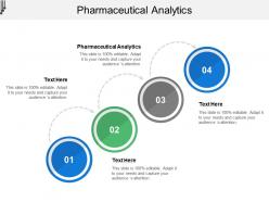 Pharmaceutical analytics ppt powerpoint presentation slides graphics tutorials cpb