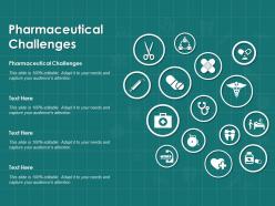 Pharmaceutical Challenges Ppt Powerpoint Presentation File Clipart Images
