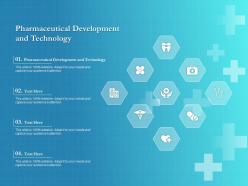 Pharmaceutical Development And Technology Ppt Powerpoint Presentation File Formats