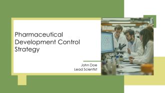 Pharmaceutical Development Control Strategy PPT Template AT