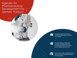 Pharmaceutical development for generic product powerpoint presentation slides