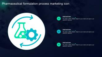 Pharmaceutical Formulation Process Marketing Icon
