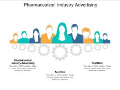 Pharmaceutical industry advertising ppt powerpoint presentation ideas icon cpb