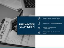 Pharmaceutical Industry Engagement Communication Ppt Presentation Visual Aids Outline