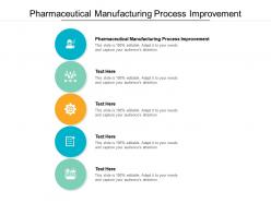 Pharmaceutical manufacturing process improvement ppt powerpoint presentation file portrait cpb