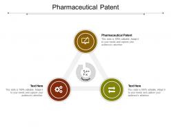 Pharmaceutical patent ppt powerpoint presentation slides influencers cpb