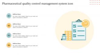 Pharmaceutical Quality Control Management System Icon