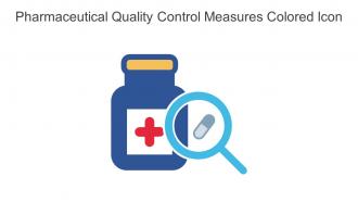Pharmaceutical Quality Control Measures Colored Icon In Powerpoint Pptx Png And Editable Eps Format