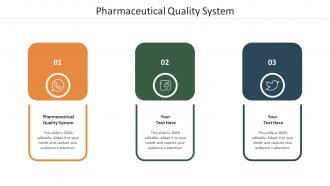 Pharmaceutical Quality System Ppt Powerpoint Presentation File Format Ideas Cpb