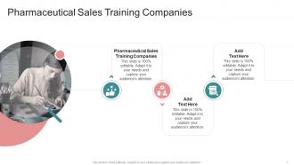 Pharmaceutical Sales Training Companies In Powerpoint And Google Slides Cpb