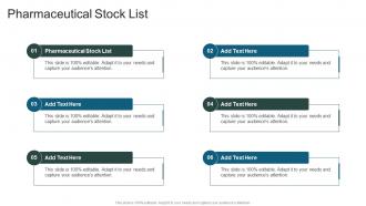 Pharmaceutical Stock List In Powerpoint And Google Slides Cpb