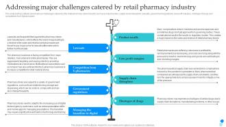 Pharmaceutical Store Business Plan Addressing Major Challenges Catered By Retail Pharmacy BP SS