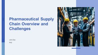 Pharmaceutical Supply Chain Overview And Challenges PPT Structure AT