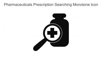 Pharmaceuticals Prescription Searching Monotone Icon In Powerpoint Pptx Png And Editable Eps Format