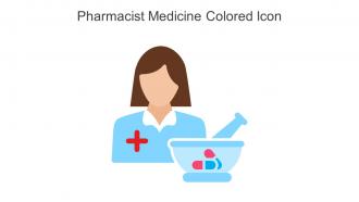 Pharmacist Medicine Colored Icon In Powerpoint Pptx Png And Editable Eps Format