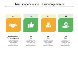Pharmacogenetics vs pharmacogenomics ppt powerpoint presentation portfolio example file cpb