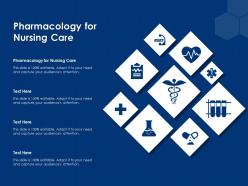 Pharmacology for nursing care ppt powerpoint presentation ideas show