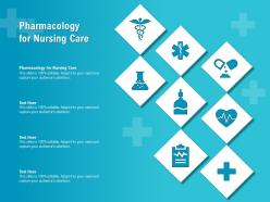 Pharmacology for nursing care ppt powerpoint presentation infographic template