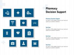Pharmacy decision support ppt powerpoint presentation sample