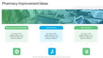 Pharmacy Improvement Ideas In Powerpoint And Google Slides Cpb