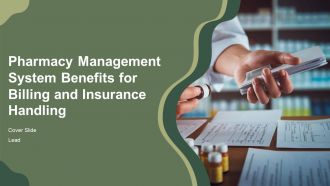 Pharmacy Management System Benefits For Billing And Insurance Handling PPT Slides AT