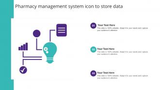 Pharmacy Management System Icon To Store Data