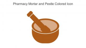 Pharmacy Mortar And Pestle Colored Icon In Powerpoint Pptx Png And Editable Eps Format